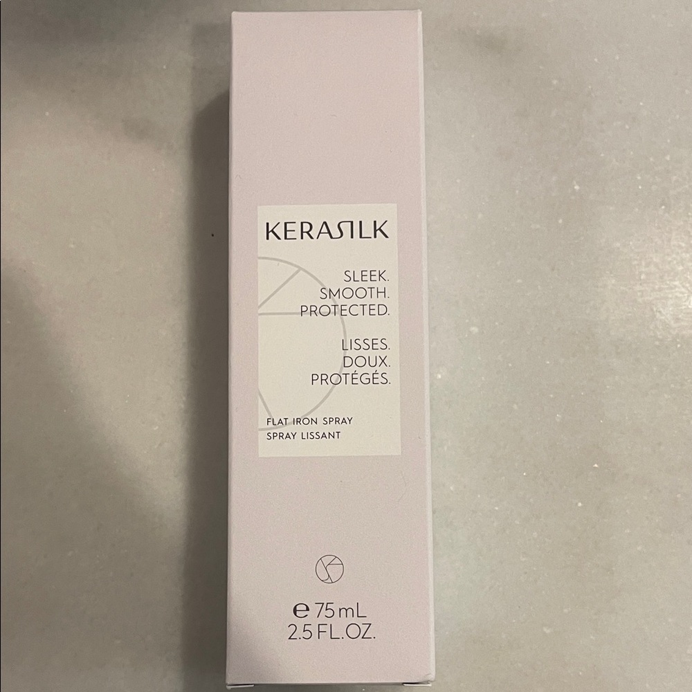 Keraslik Flat Iron Spray - Smooth Protection in White (Brand New)